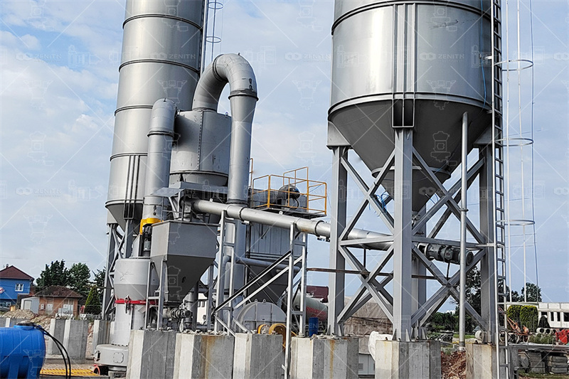 Grinding mill with integrated dust control