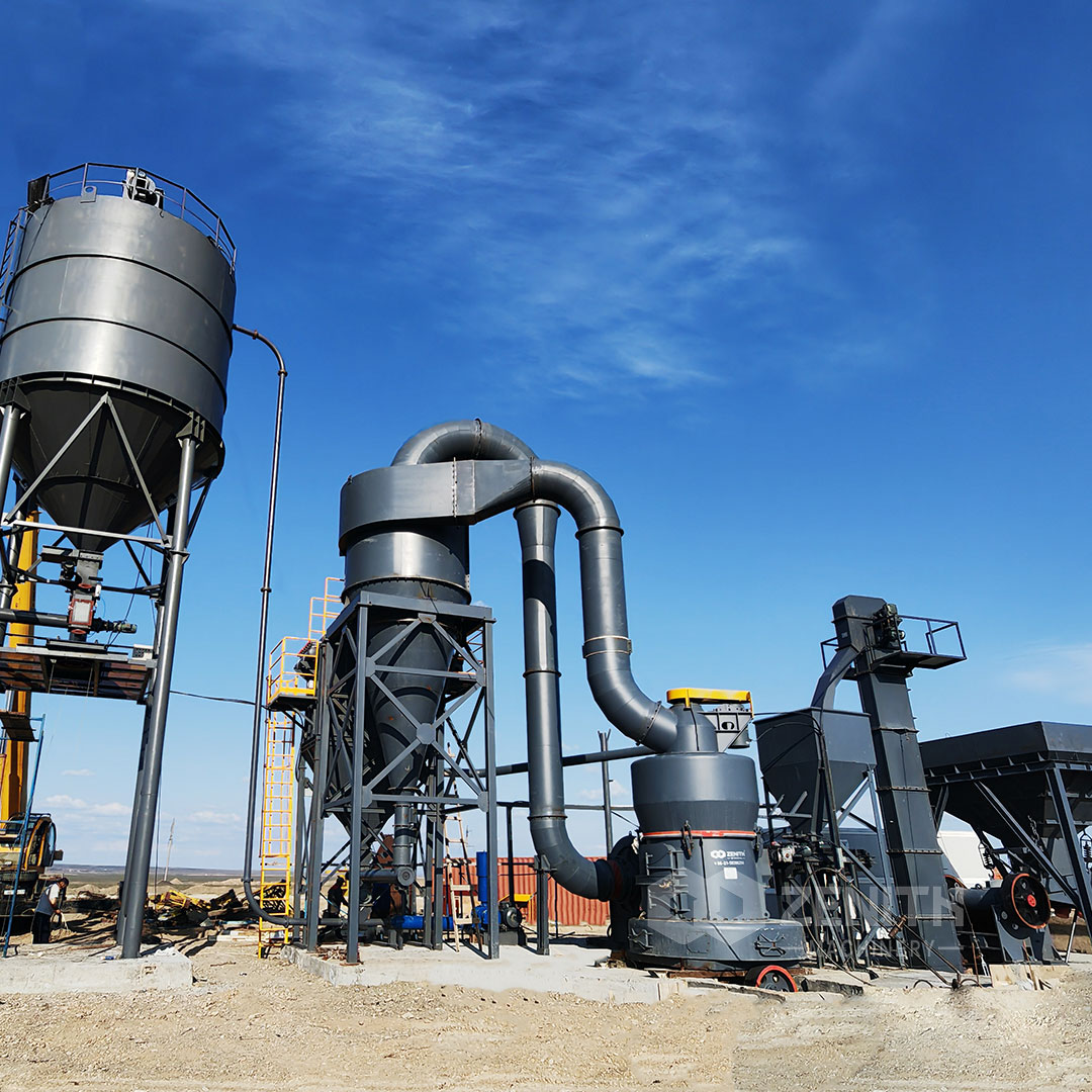 Industrial waste treatment plant using ZENITH grinding systems