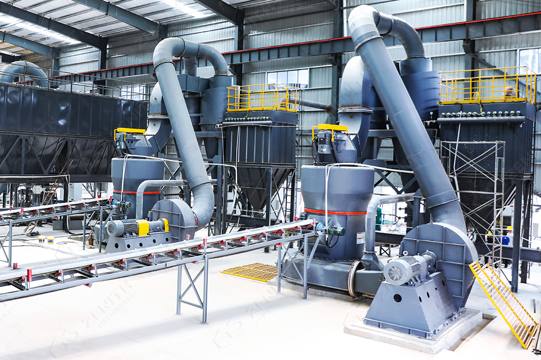 ZENITH coal pulverizing production line in operation