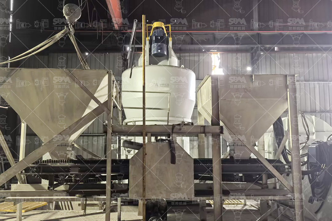 Barite ore crushing and preparation process