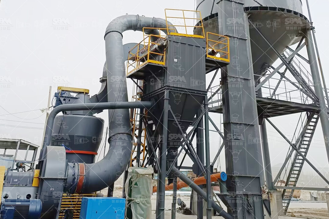 Industrial grinding mill for GGBS production