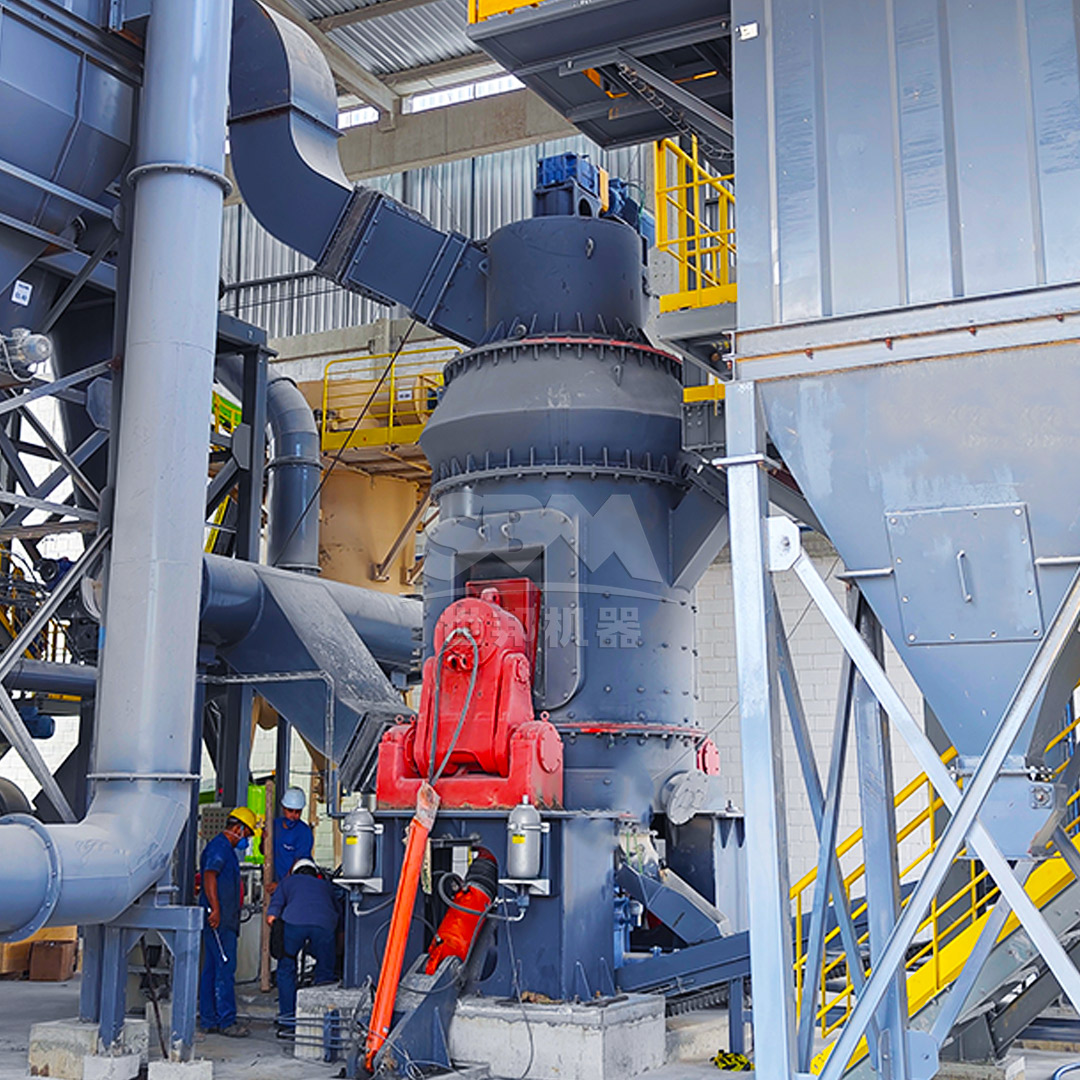 LM Series Vertical Roller Mill processing coal slag material