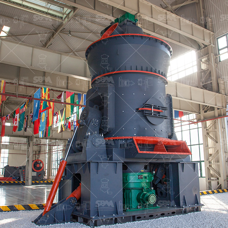 Modern slag processing plant with grinding equipment