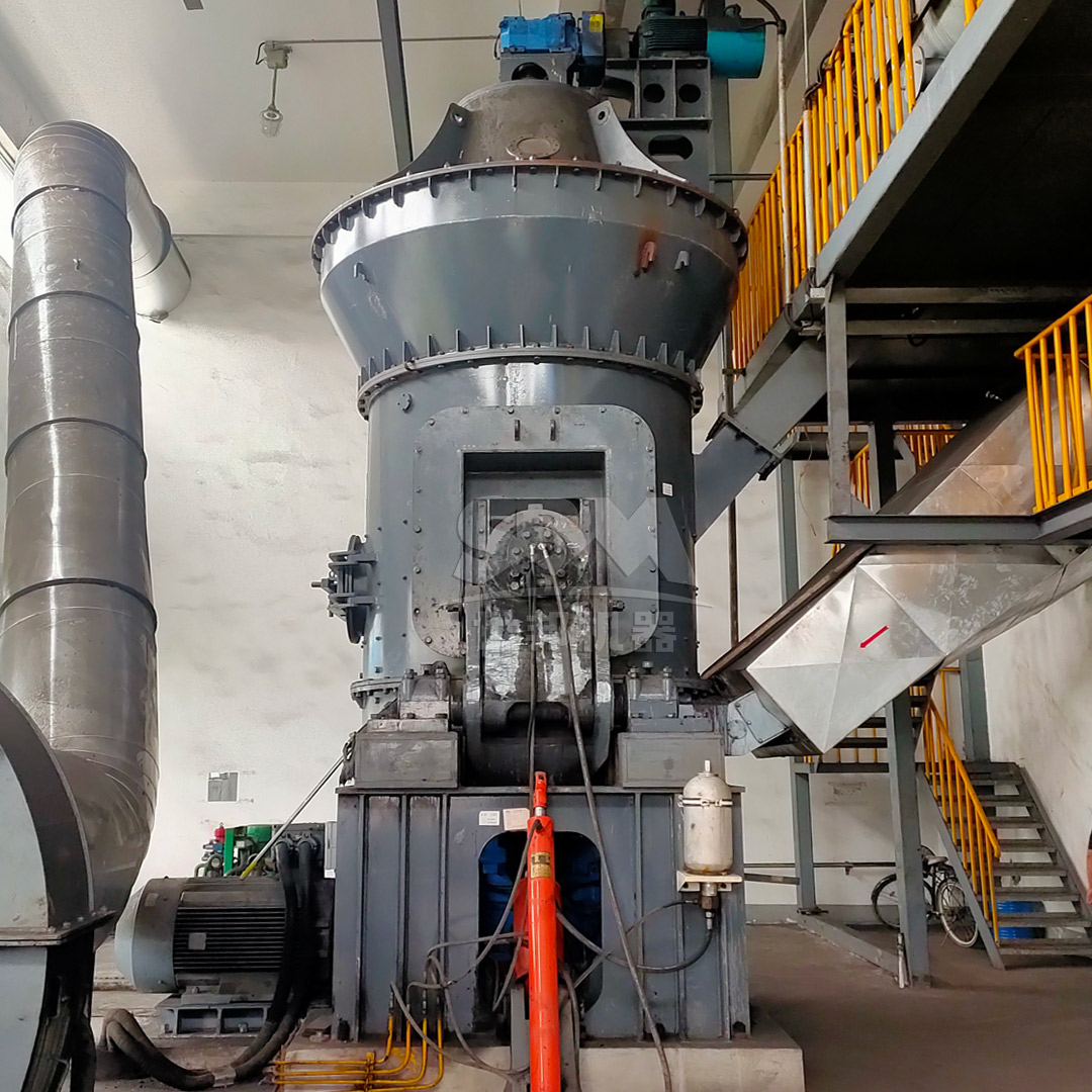 SCM Ultrafine Mill in operation processing welding flux slag